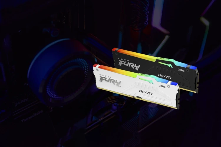 KINGSTON DDR5 64GB 6000MT/s CL36 DIMM KITx2 FURY Beast RGB