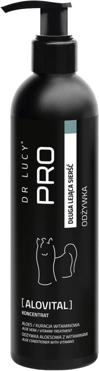 Odrzywka aloesowa dla psów o długiej lejącej sierści Dr Lucy Pro Alovital - 250 ml
