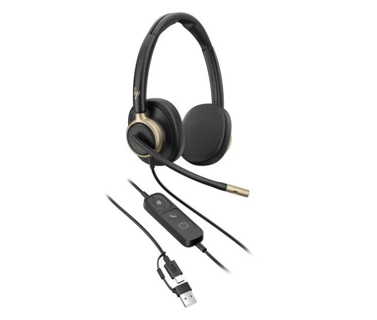 Słuchawki przewodowe HP Poly Mission 825 Stereo USB Wired Headset