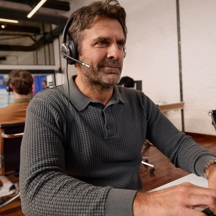 Słuchawki przewodowe HP Poly Mission 825 Stereo USB Wired Headset