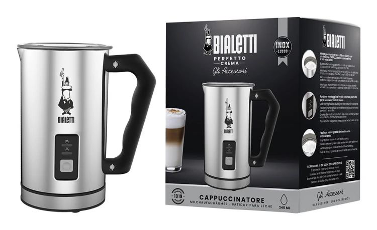 Bialetti MK01 Automatyczny spieniacz do mleka Stal nierdzewna
