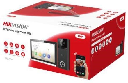 Hikvision DS-KIS610-P wideodomofon 17,8 cm (7") Czarny