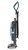 Bissell 1946219 odkurzacz parowy Mop parowy 0,4 l 1600 W Niebieski, Szary
