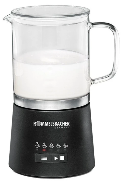Rommelsbacher MS 625 spieniacz / podgrzewacz do mleka Automatyczny spieniacz/podgrzewacz do mleka Czarny, Stal nierdzewna