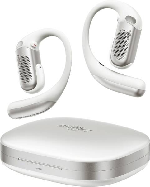 SHOKZ OpenFit Pro Zestaw słuchawkowy True Wireless Stereo (TWS) Nauszny, Otwarty na ucho Połączenia/Muzyka/Sport/Codzienność Bluetooth Biały