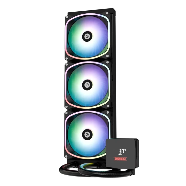 Enermax Aquafusion II 360 mm Procesor Chłodnica cieczy all-in-one 12 cm Czarny