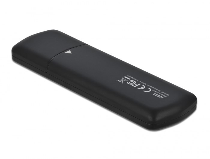 DeLOCK Obudowa zewnętrzna USB Type-C na M.2 NVMe PCIe lub SATA SSD - Beznarzędziowa