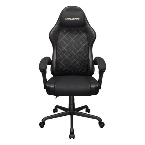 COUGAR CGR-FXF-GLB Uniwersalny fotel dla gracza Obite siedzisko Czarny, Złoto