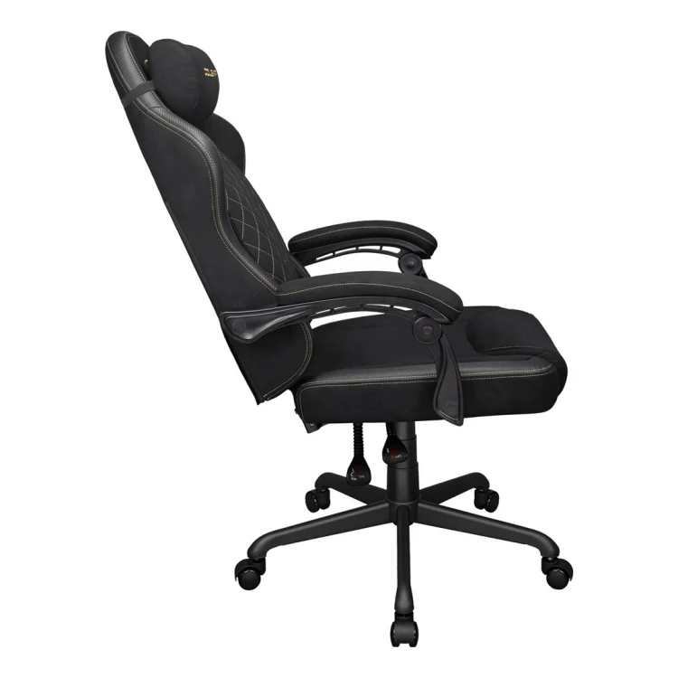 COUGAR CGR-FXF-GLB Uniwersalny fotel dla gracza Obite siedzisko Czarny, Złoto