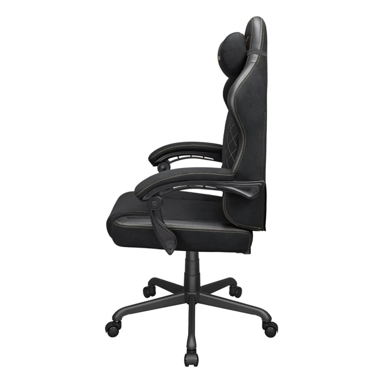 COUGAR CGR-FXF-GLB Uniwersalny fotel dla gracza Obite siedzisko Czarny, Złoto