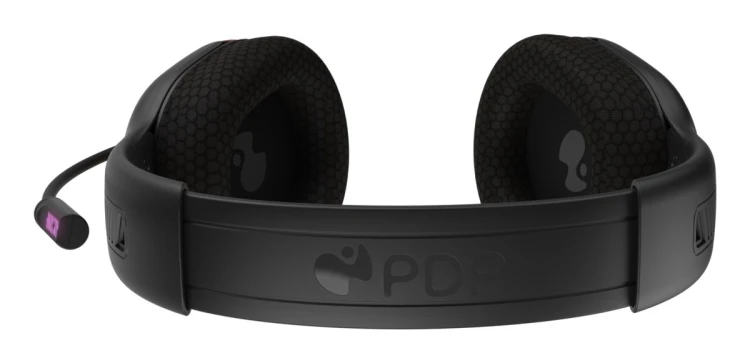 PDP 049-032-BK słuchawki/zestaw słuchawkowy Bezprzewodowy Opaska na głowę Gaming Bluetooth Czarny