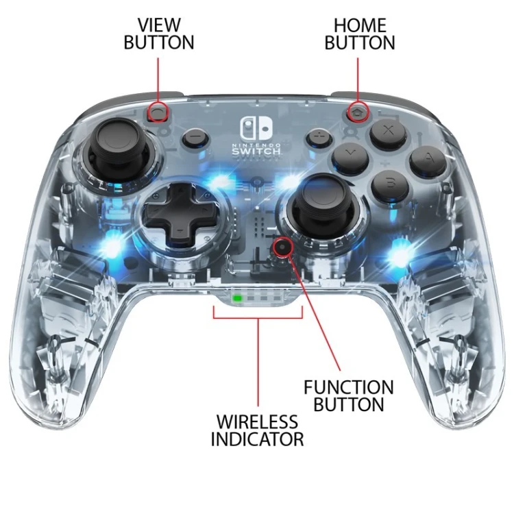 PDP Controller Afterglow   Deluxe Wireless            Switch