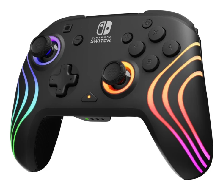PDP Afterglow Wave Czarny USB Gamepad Analogowa/Cyfrowa Nintendo Switch, Nintendo Switch Lite, Nintendo Switch OLED