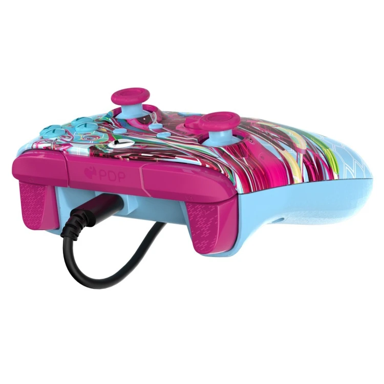 PDP REMATCH GLOW Advanced Wielobarwny USB Gamepad Analogowa/Cyfrowa PC, Xbox One, Xbox Series S, Xbox Series X