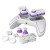 PDP 052-002-WH kontroler gier Fioletowy, Biały RF/USB Gamepad Analogowa/Cyfrowa PC, PlayStation 4, PlayStation 5