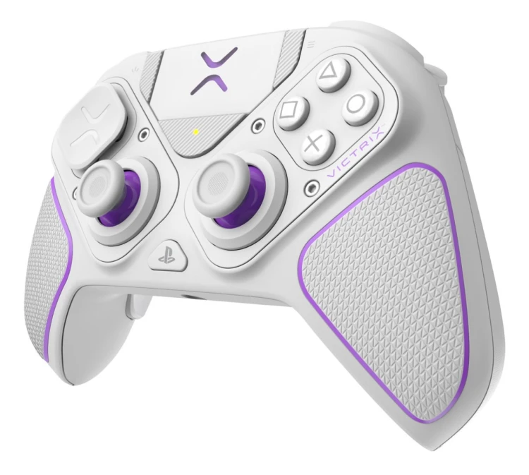 PDP 052-002-WH kontroler gier Fioletowy, Biały RF/USB Gamepad Analogowa/Cyfrowa PC, PlayStation 4, PlayStation 5