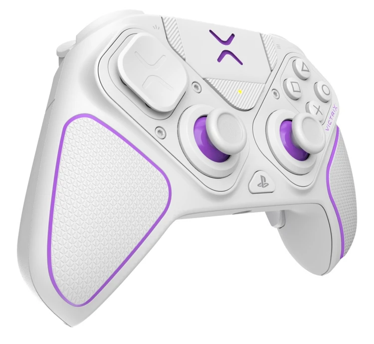 PDP 052-002-WH kontroler gier Fioletowy, Biały RF/USB Gamepad Analogowa/Cyfrowa PC, PlayStation 4, PlayStation 5