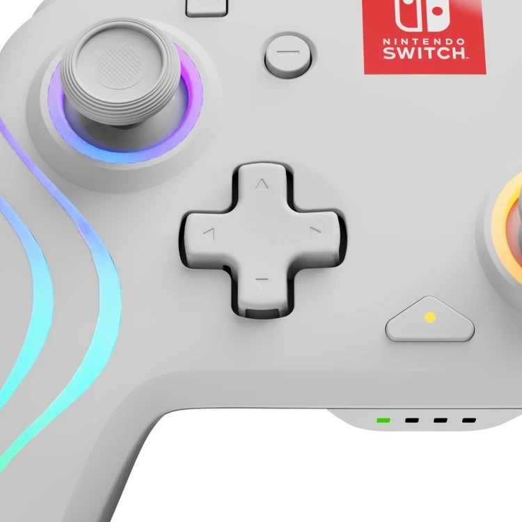 PDP Afterglow Wave Biały Gamepad Analogowa/Cyfrowa Nintendo Switch, Nintendo Switch OLED