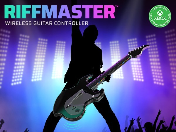 PDP Riffmaster Czarny, Szary Gitara Analogowa/Cyfrowa PC, Xbox One, Xbox Series S, Xbox Series X