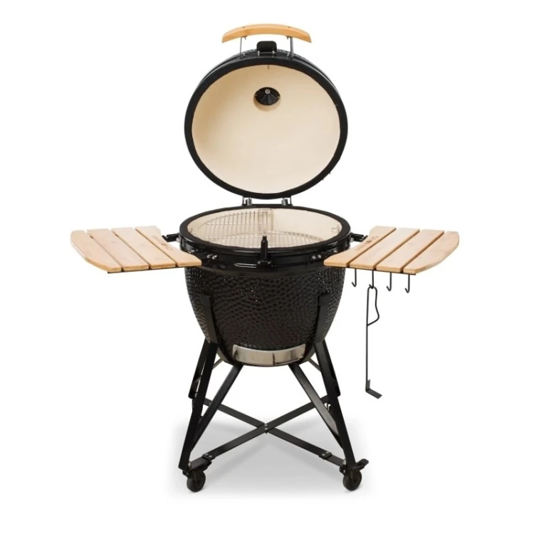 Kamado Bono Grande Ceramic Grill 23” Kamado barbecue/grill Wózek Węgiel drzewny (paliwo) Czarny
