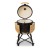 Kamado Bono Grande Ceramic Grill 23” Kamado barbecue/grill Wózek Węgiel drzewny (paliwo) Czarny