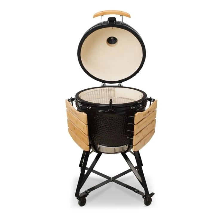 Kamado Bono Grande Ceramic Grill 23” Kamado barbecue/grill Wózek Węgiel drzewny (paliwo) Czarny