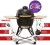 Kamado Bono Media Ceramic Grill 20” Kamado barbecue/grill Wózek Węgiel drzewny (paliwo) Czarny