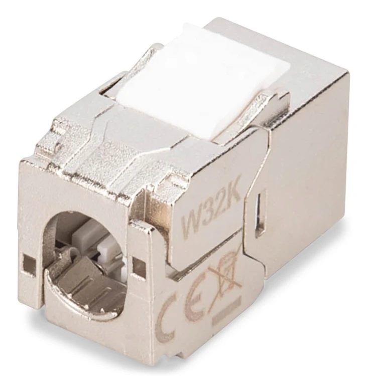 Digitus Kompaktowy moduł keystone CAT 6A, ekranowany, beznarzędziowe złącze montażowe, 12 szt.