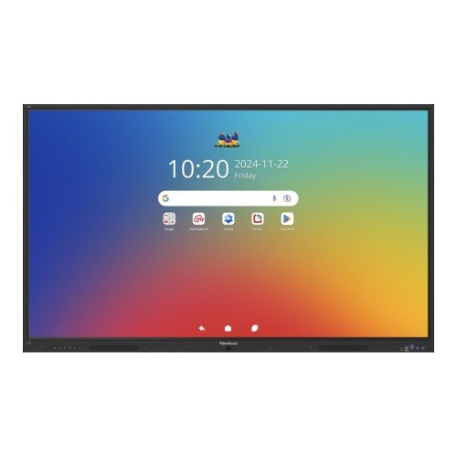 Viewsonic IFP 65IN 4K ANDROID 16 EDLA 64 tablica interaktywna 165,1 cm (65") 3840 x 2160 px Ekran dotykowy