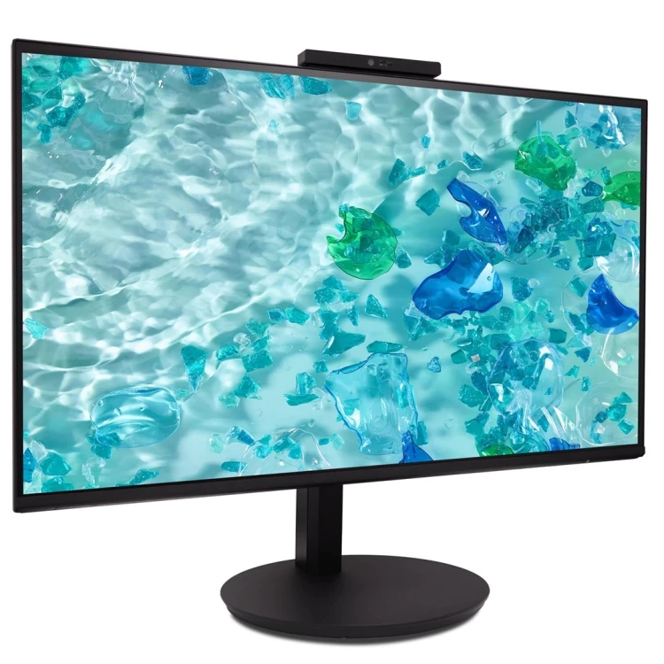 Acer Vero CB242YD6bmiprcx, 23.8'' FHD (1920x1080) IPS, ZeroFrame, 120Hz, 1ms(VRB), 250nits, VGA, HDMI, DP, Speakers, Audio In/Out, Adj.WebCam 5M/Mic a