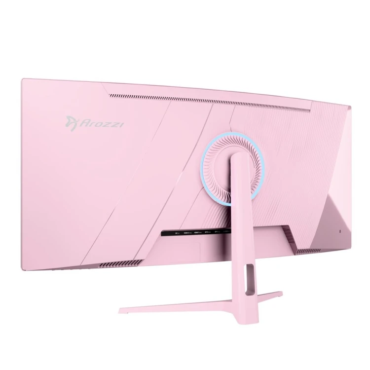 Arozzi Nova 34” Curved monitor komputerowy 86,4 cm (34") 3440 x 1440 px 4K Ultra HD LED Różowy