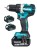 Makita DDF484RT3J wiertło 2000 RPM 1,8 kg Czarny, Niebieski, Srebrny