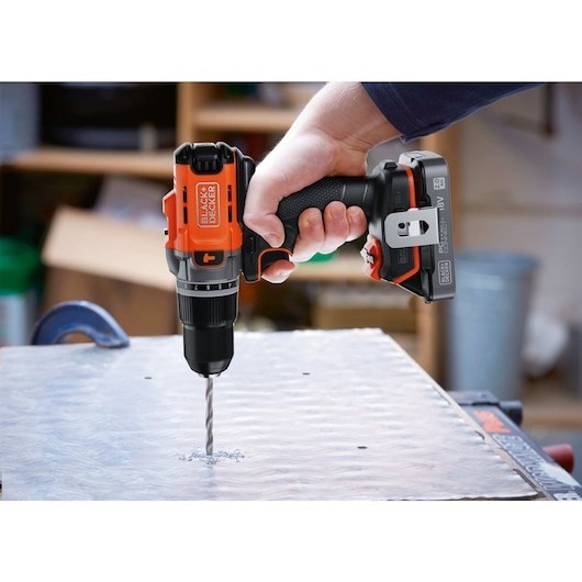 Black & Decker BCD383XN-XJ wiertło Pomarańczowy