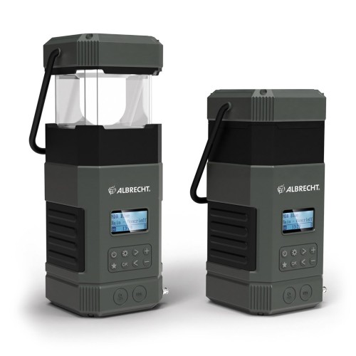 Albrecht DR 114 DAB Latarnia kampingowa zasilana baterią Port USB