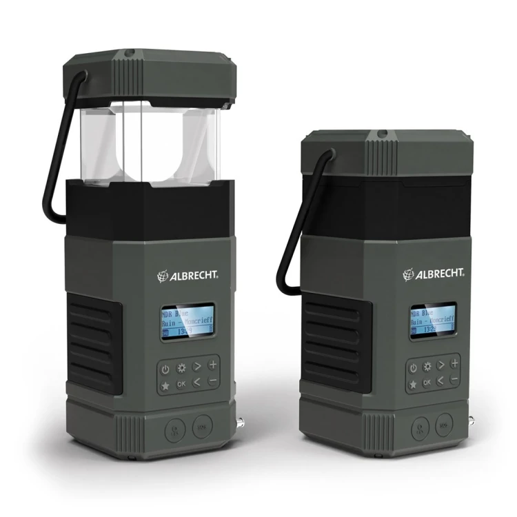 Albrecht DR 114 DAB Latarnia kampingowa zasilana baterią Port USB