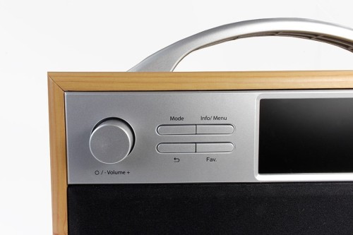 Xoro XOR400900 radio Internet Cyfrowy Czarny, Srebrny, Drewno