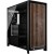Corsair FRAME 5000D WOOD RS Midi Tower Czarny, Orzech włoski
