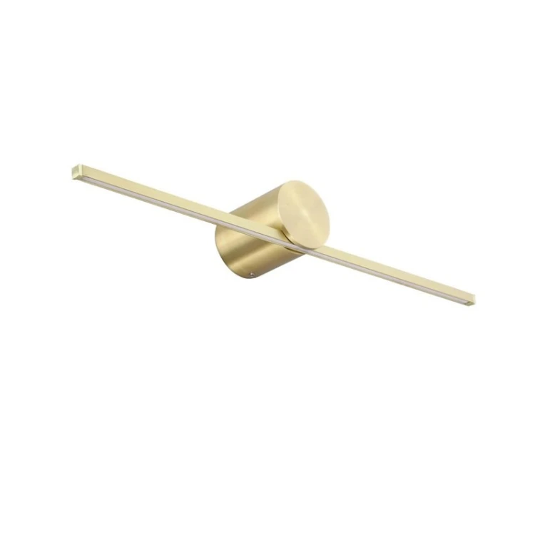 WALL LED LIGHT MODERN SLIM M IP44 GOLD