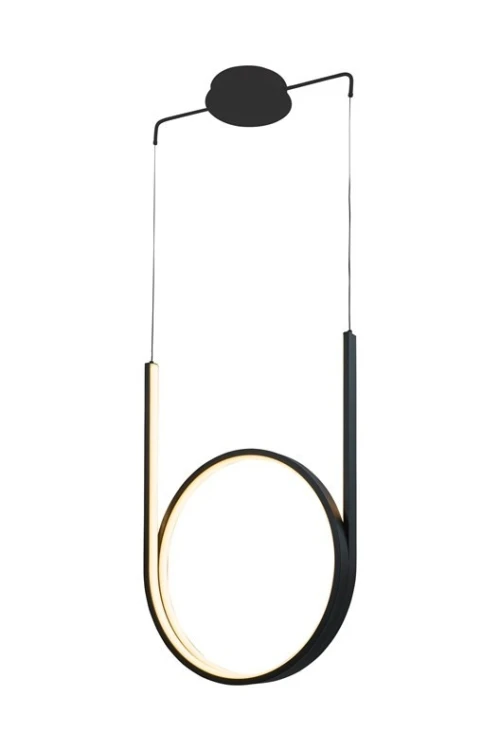 LUMINAIRE PENDANT 48W LED BLACK 2880LM