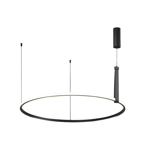 LUMINAIRE PENDANT 42W LED D90CM BLACK
