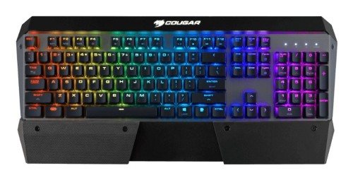 COUGAR CGR-Attack-X3-RGB klawiatura Gaming USB QWERTY Angielski Czarny