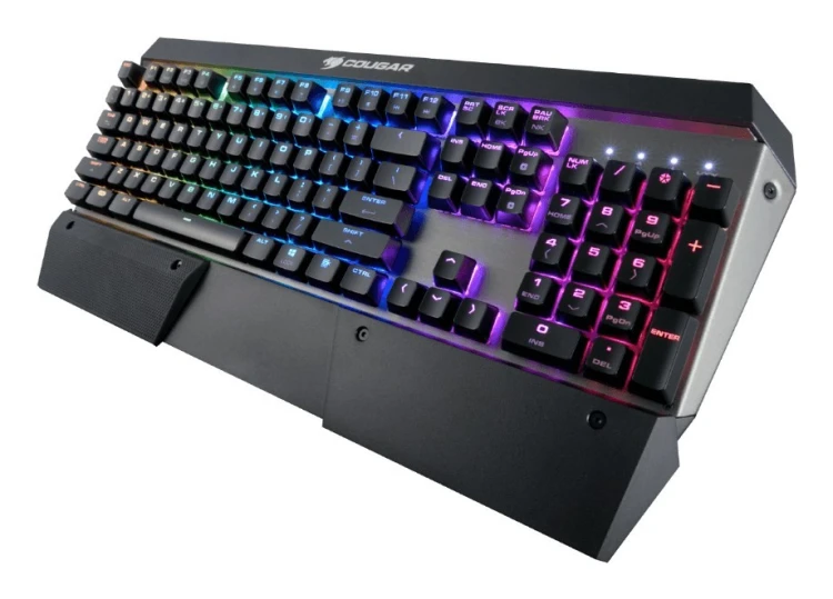 COUGAR CGR-Attack-X3-RGB klawiatura Gaming USB QWERTY Angielski Czarny