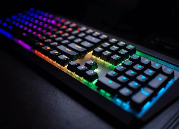 COUGAR CGR-Attack-X3-RGB klawiatura Gaming USB QWERTY Angielski Czarny