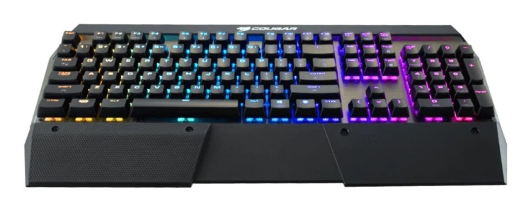 COUGAR CGR-Attack-X3-RGB klawiatura Gaming USB QWERTY Angielski Czarny