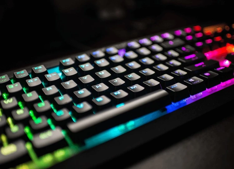 COUGAR CGR-Attack-X3-RGB klawiatura Gaming USB QWERTY Angielski Czarny