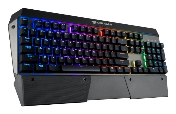 COUGAR CGR-Attack-X3-RGB klawiatura Gaming USB QWERTY Angielski Czarny