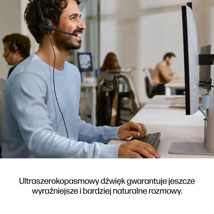 HP Poly Mission 425 Classic – przewodowy zestaw słuchawkowy USB stereo (opakowanie zbiorcze)