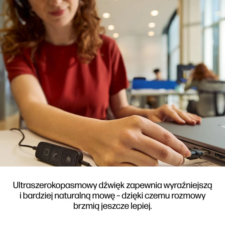 HP Poly Mission 625 – stereofoniczny przewodowy zestaw słuchawkowy USB (opakowanie zbiorcze)