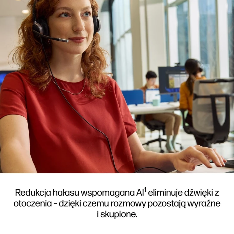 HP Poly Mission 625 – stereofoniczny przewodowy zestaw słuchawkowy USB (opakowanie zbiorcze)