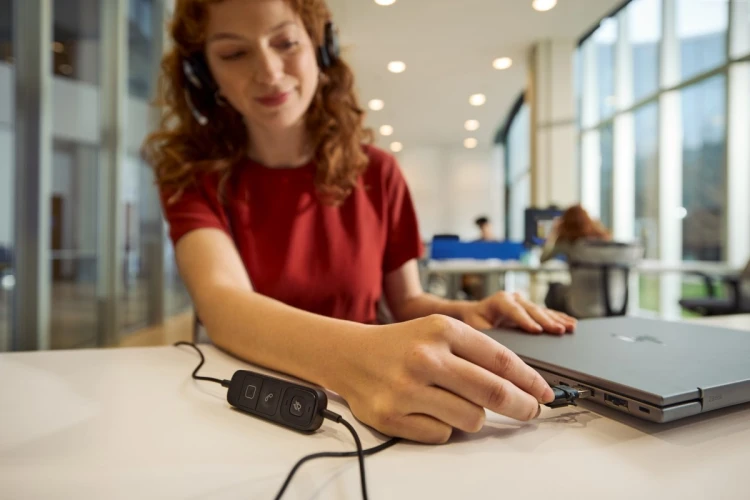 HP Poly Mission 625 – stereofoniczny przewodowy zestaw słuchawkowy USB (opakowanie zbiorcze)
